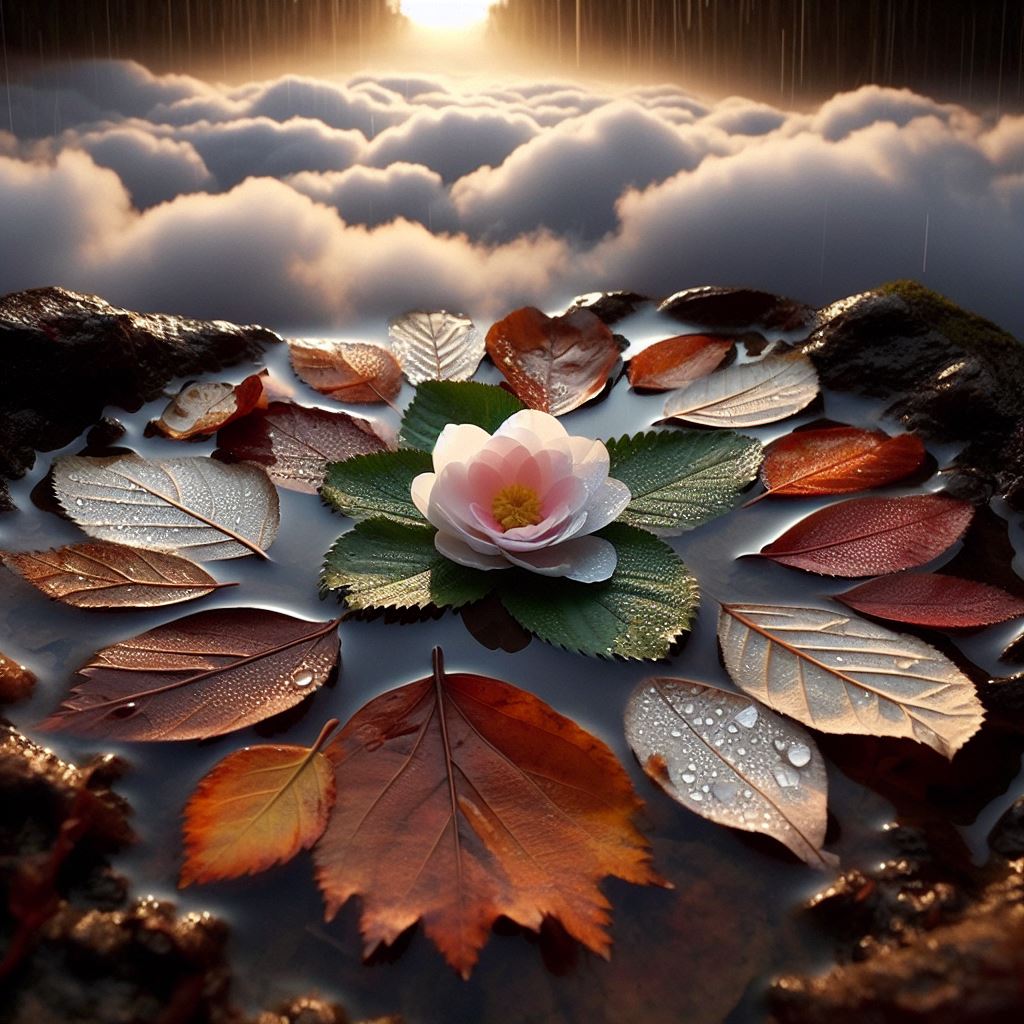 Daily connection with nature: every leaf, petal, and cloud holds a lesson—a reminder of the cycles of life, resilience, and the beauty of impermanence