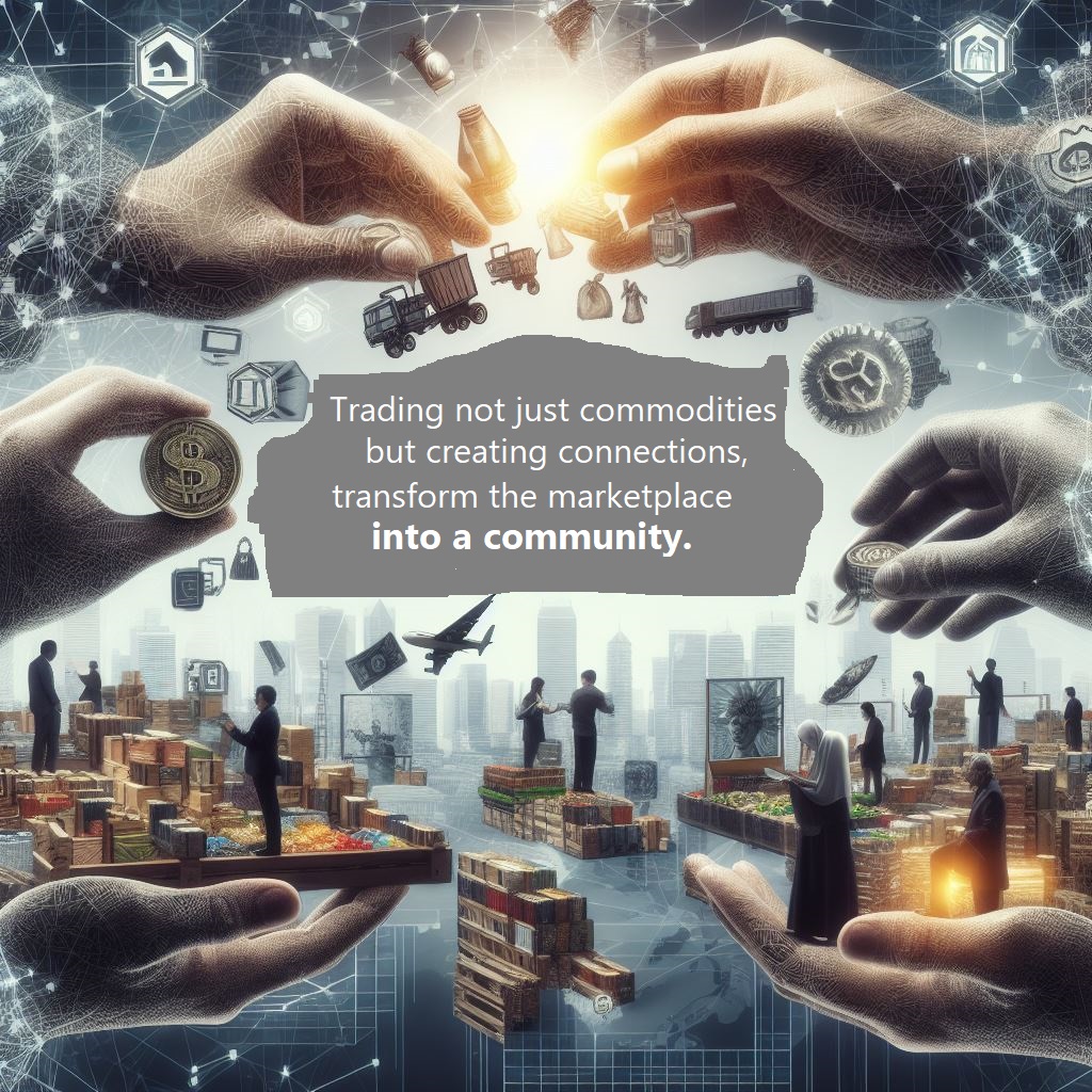 Trading not just commodities but creating connections, barter exchange networks transform the marketplace into a community